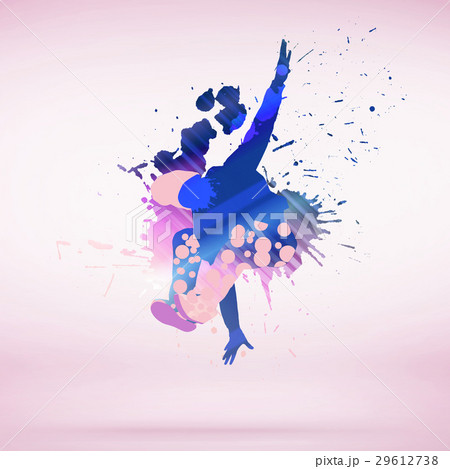 Dancer silhouette Dancer silhouette 29612738