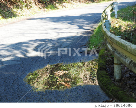 水たまりのある道路 29614690