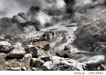 雲仙地獄（火山活動イメージ可） 29616862