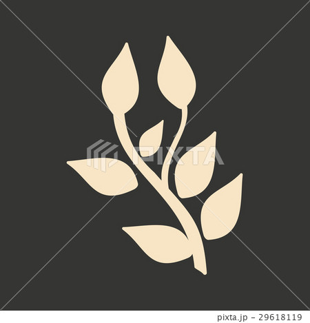 Flat in black and white mobile application basil Flat in black and white mobile application basil 29618119