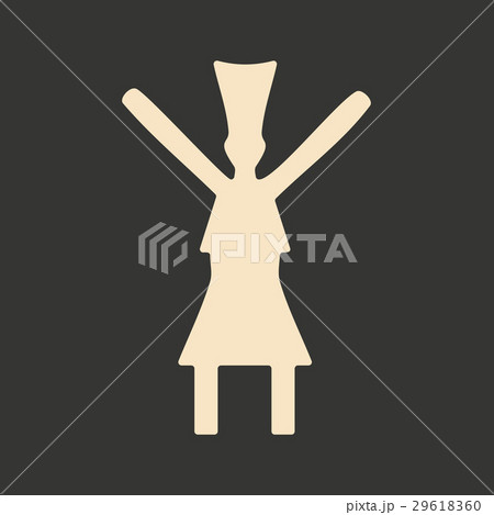 Flat in black and white mobile application dance Flat in black and white mobile application dance 29618360