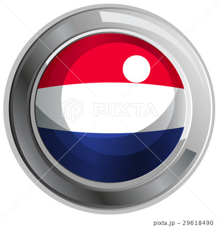 Round badge for Netherland flag Round badge for Netherland flag 29618490