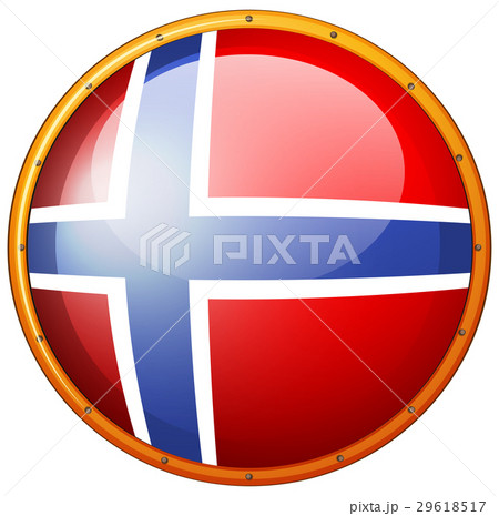 Sweden flag on round badge Sweden flag on round badge 29618517