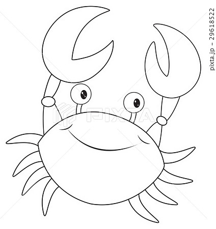 Animal outline for little crab 29618522
