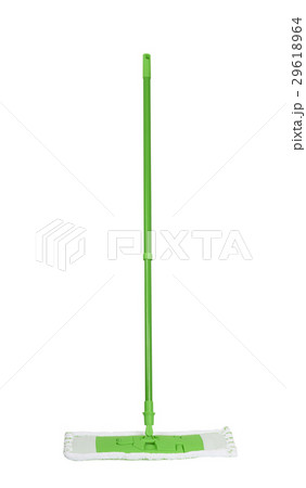 Green mop isolated Green mop isolated 29618964