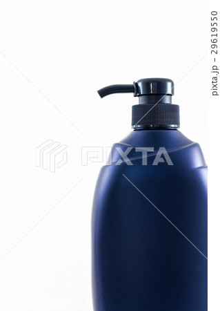 Dark blue bottle on a white background. 29619550