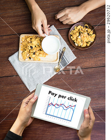 PPC - Pay Per Click concept Businessman concept 29620732
