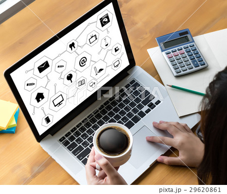 people using smart phone,laptop, online communic people using smart phone,laptop, online communic 29620861