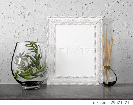 Mock up blank frame. 3d rendering 29621321