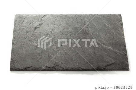 black slate signboard isolated on white 29623529