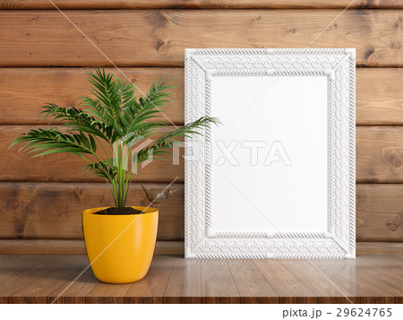 Mock up blank frame. 3d rendering Mock up blank frame. 3d rendering 29624765