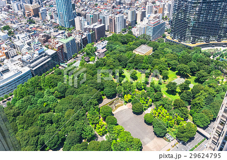 都庁から眺める新宿中央公園の写真素材 [29624795] - PIXTA