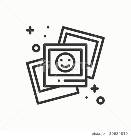 Photograph line outline icon. Photo, picture Photograph line outline icon. Photo, picture 29624859