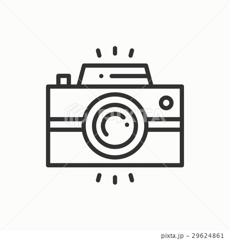 Camera line outline icon. Photo camera, photo Camera line outline icon. Photo camera, photo 29624861