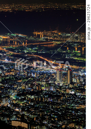 神戸 摩耶山  掬星台からの夜景 -日本三大夜景- 29625724
