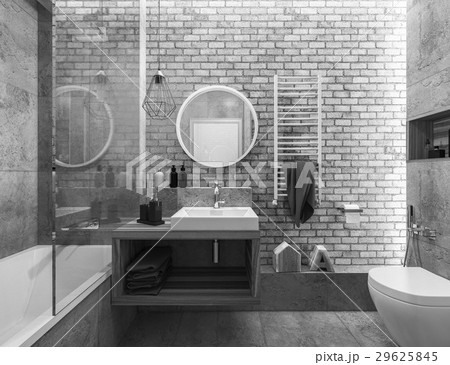 modern design of a bathroom 29625845