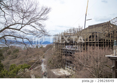 修復中の清水寺本堂 29626649