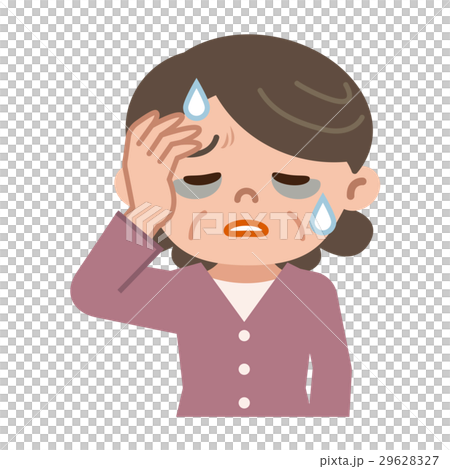 体調不良のシニア女性 体調不良のシニア女性 29628327