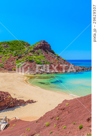 Cala del Pilar beach scenery on sunny summer day 29629507