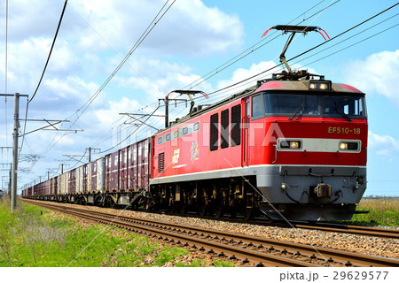コンテナ満載！EF510-18貨物列車 29629577