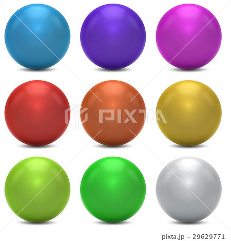 Color balls vector set Color balls vector set 29629771