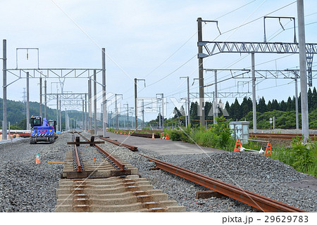 北海道新幹線工事中の津軽今別駅 29629783