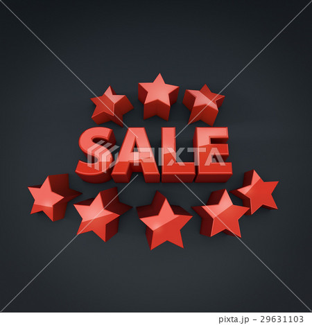 Sale promotional banner with star shapes. Sale promotional banner with star shapes. 29631103