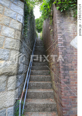 愛媛県今治市 小島 中部砲台 司令塔への階段 愛媛県今治市 小島 中部砲台 司令塔への階段 29631414