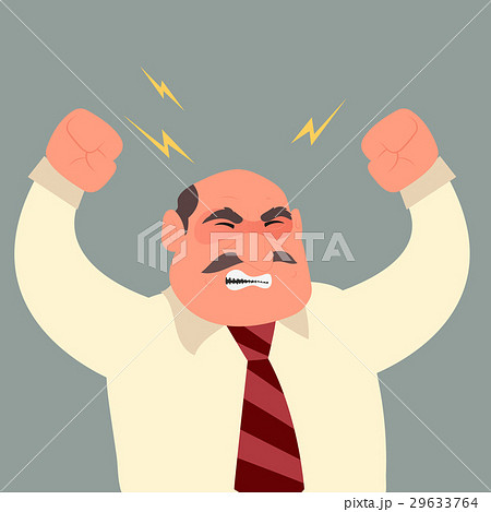 Business man with stress at work 29633764