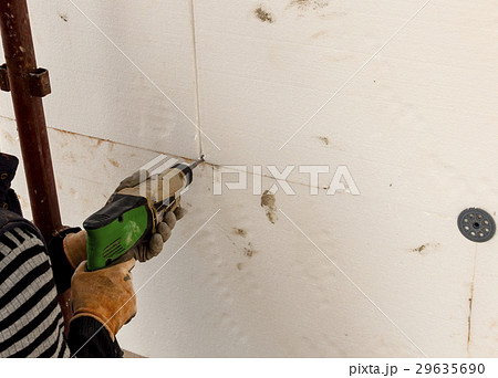 Installing external insulation Facade therm Installing external insulation Facade therm 29635690