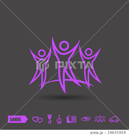 Pictograph of success team 29635959