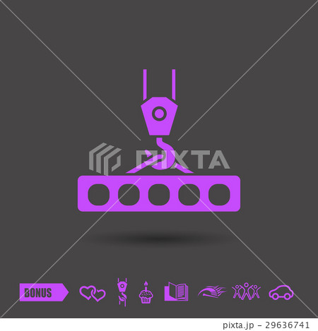 Pictograph of crane hook 29636741