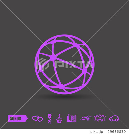 Pictograph of globe Pictograph of globe 29636830