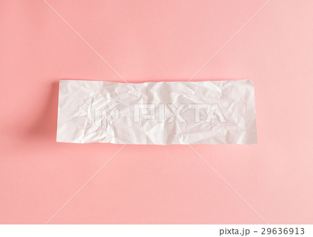 Blank piece of crumpled paper 29636913