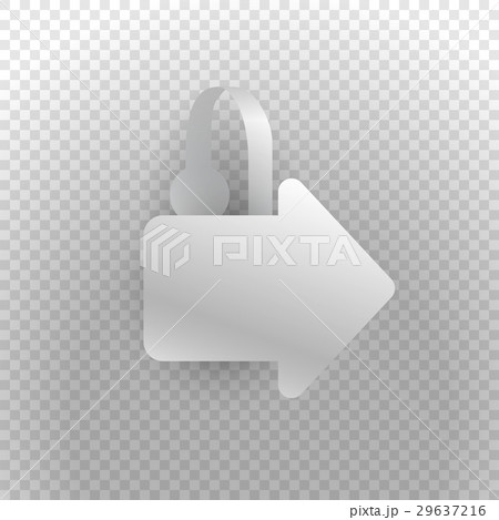 Shelf wobbler discount label isolated on Shelf wobbler discount label isolated on 29637216