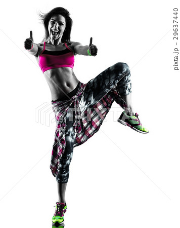 woman zumba fitness exercises dancer dancing 29637440
