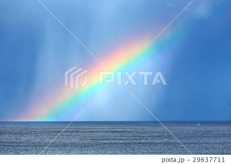 Rainbow over sea 29637711