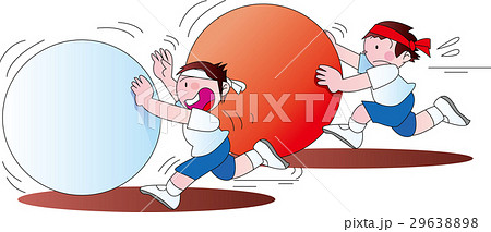 運動会の大玉ころがし 29638898