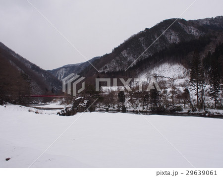 抱返り渓谷 冬景色 29639061
