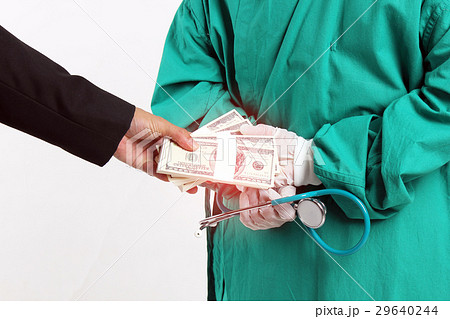 Businessman bribe medical staff 29640244