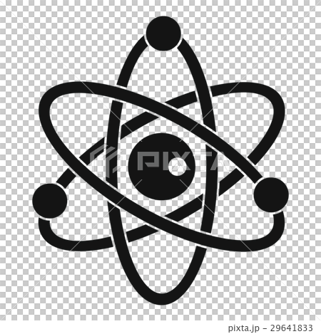 Atomic model icon, simple style 29641833