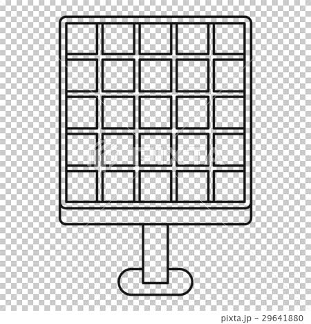 Solar energy concept icon, outline style 29641880
