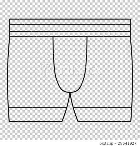 Boxer brief underwear icon, outline styleのイラスト素材 [29641927] - PIXTA