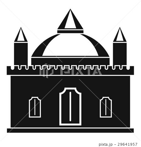 Royal castle icon, simple style Royal castle icon, simple style 29641957