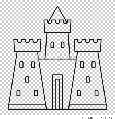 Castle tower icon, outline style 29641963