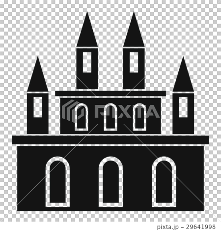 Medieval castle icon, simple style 29641998