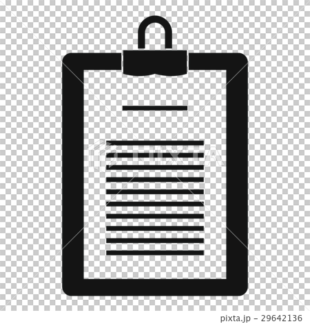 Clipboard with checklist icon, simple style Clipboard with checklist icon, simple style 29642136