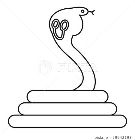 Cobra icon, outline style Cobra icon, outline style 29642198