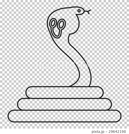 Cobra icon, outline style Cobra icon, outline style 29642198