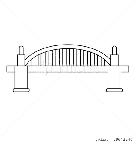 Bridge icon, outline style 29642240